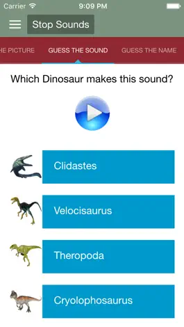 Game screenshot Dinosaur Sounds and Info apk