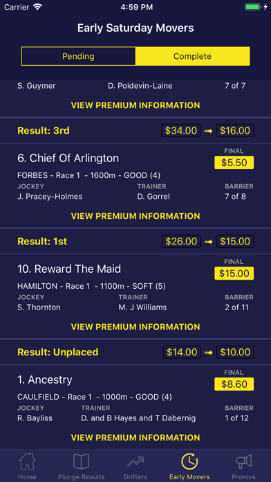 Plunge: Horse Racing Screenshot
