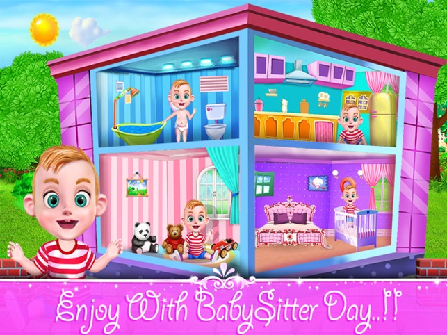 Babá Cuidar de bebe Babysitter : Jogo de babysitting para crianças