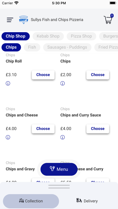 Sullys Fish & Chips Pizzeria Screenshot