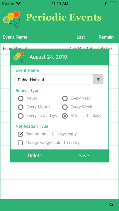 Persian Iranian Calendar Screenshot