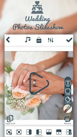 Game screenshot Wedding Photos Slide.show – Create a Short Video hack