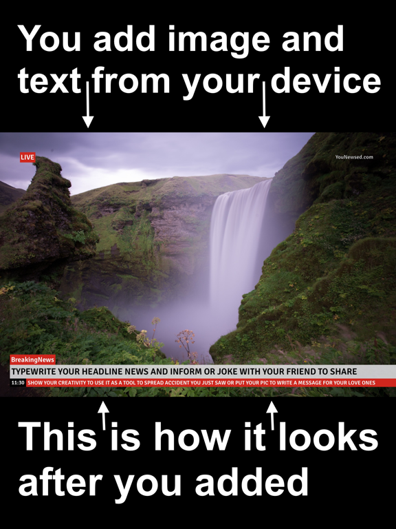 Screenshot #4 pour YouNewsed - Write Your Own Headline News Meme