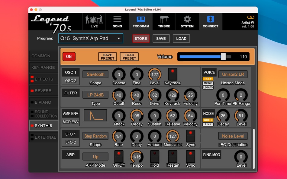 #8. Legend '70s Editor (macOS) بواسطة: Viscount Int.