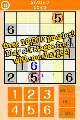 Game screenshot 6x6 mini Sudoku Puzzle apk