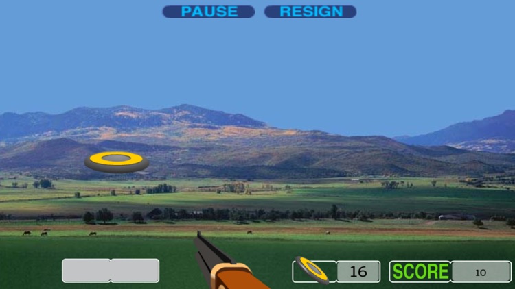 Clay pigeon shooting