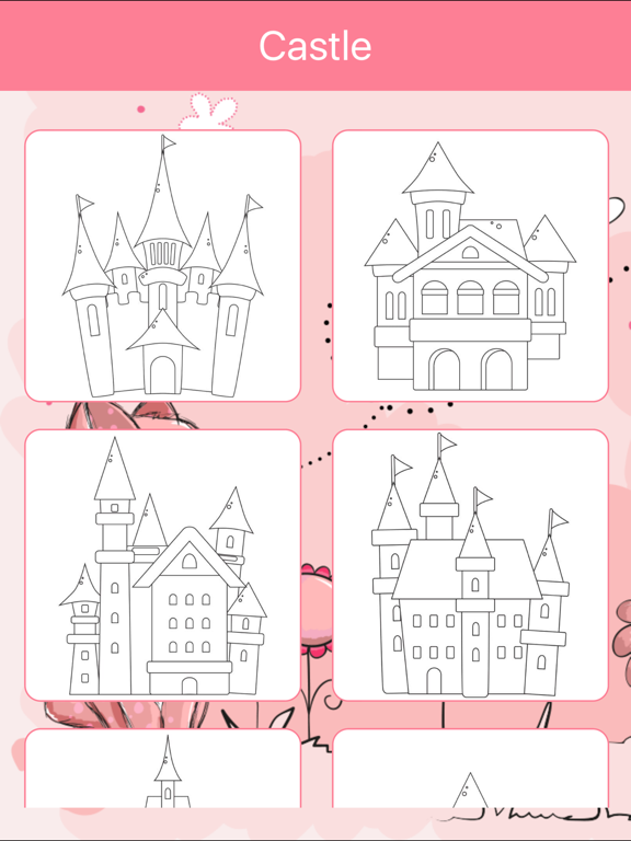 Screenshot #6 pour Castle & Princess Coloring Book: Learn to color