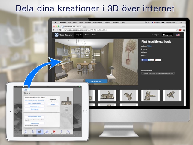Casa designer 3d freemium heminredning i app store