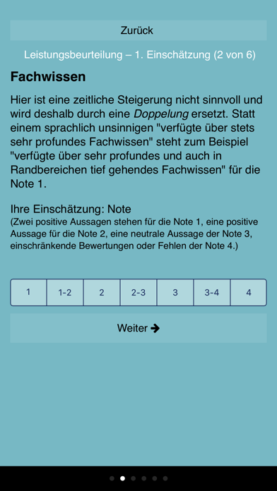 Arbeitszeugnisanalyse Screenshot