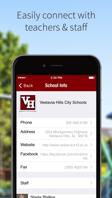 Vestavia Hills City Schools Screenshot