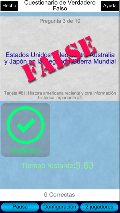 Prueba de Ciudadanía US 2017 (US Citizenship) iPhone screenshot 5 - Education app