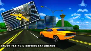 Flying Car Driving Simulator screenshot #3 for iPhone