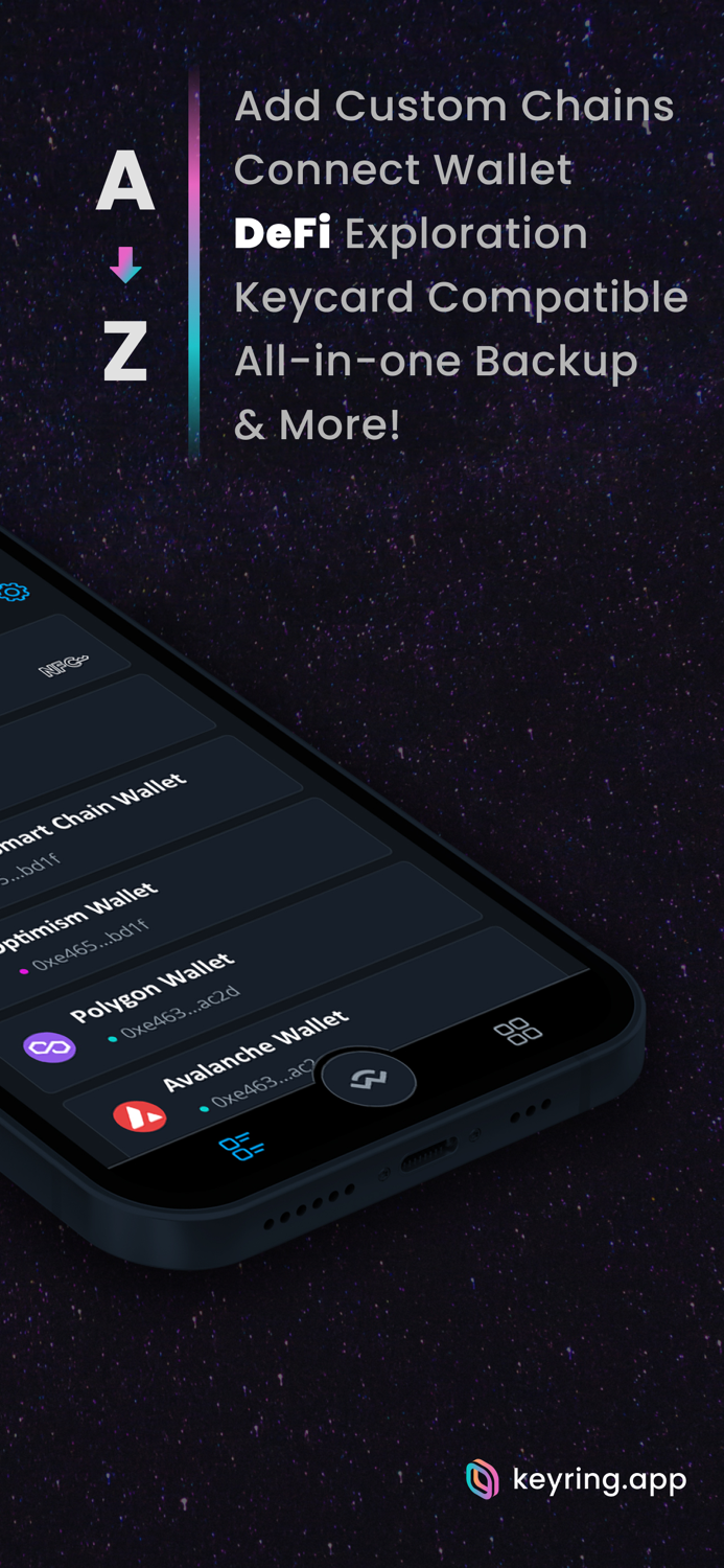 KEYRING PRO BTC Defi Web3