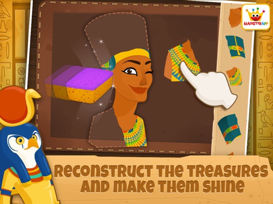 Archeoloog Egypte: Educatieve spelletjes kinderen iPad app afbeelding 4