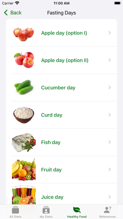 Medical Diets Screenshot