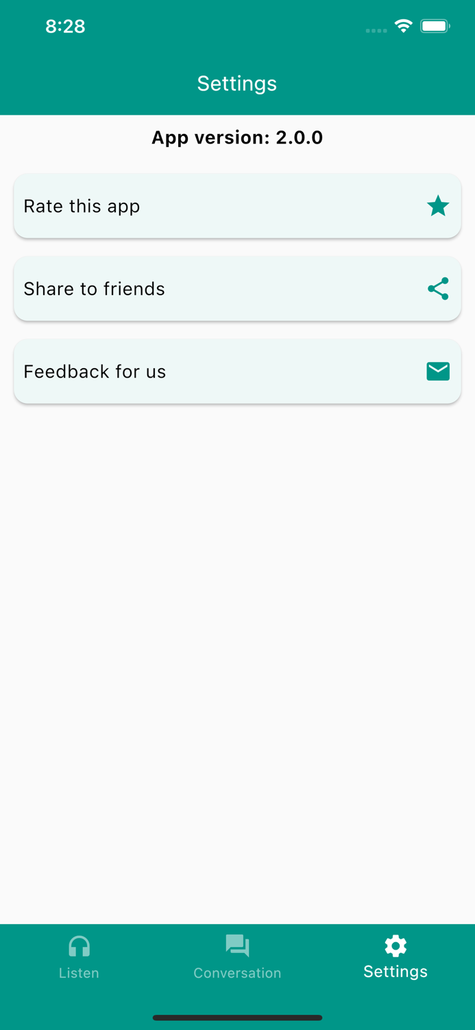 English Listening - Speaking