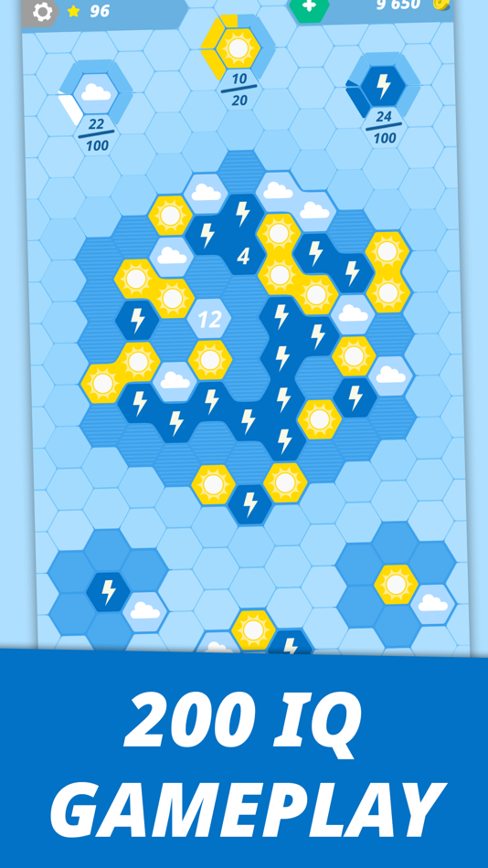#1. Hexme - Merge hexa blocks! (iOS) Podle: GOECORUSH Media, s. r. o.