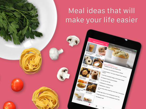 Screenshot #5 pour Healthy Vegetarian Recipes, Diet & Ingredients