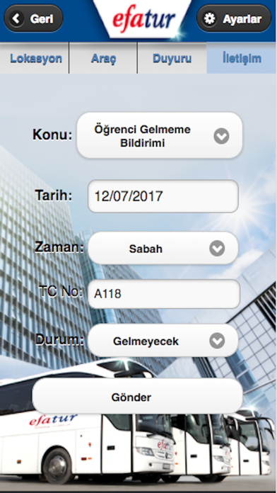 EFATUR SERVİS Screenshot