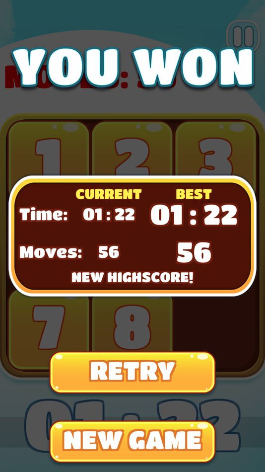 #4. 15 puzzle - Number Sliding Puzzle (iOS) By: Hashcube Software Private Limited