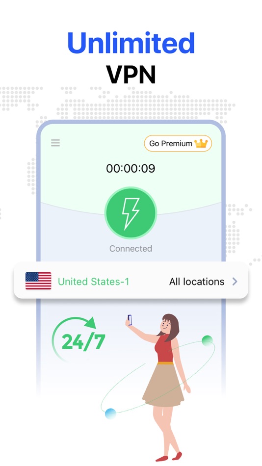 #4. Speedy VPN: Best WiFi Security (iOS) 由: INFINITE TECH LIMITED