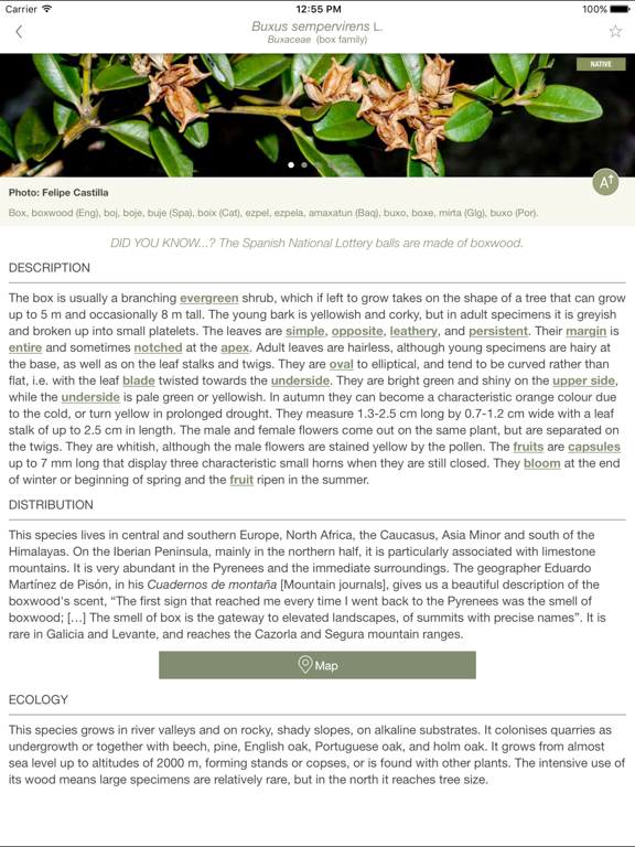 Arbolapp iPad screenshot 3 - Education app