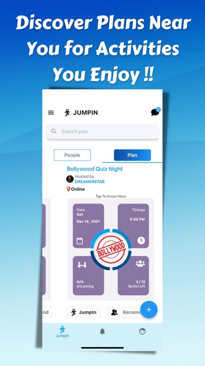 JumpIn: Find Friends & Events!