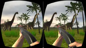 Dinosaurs Hunting VR Cardboard screenshot #2 for iPhone