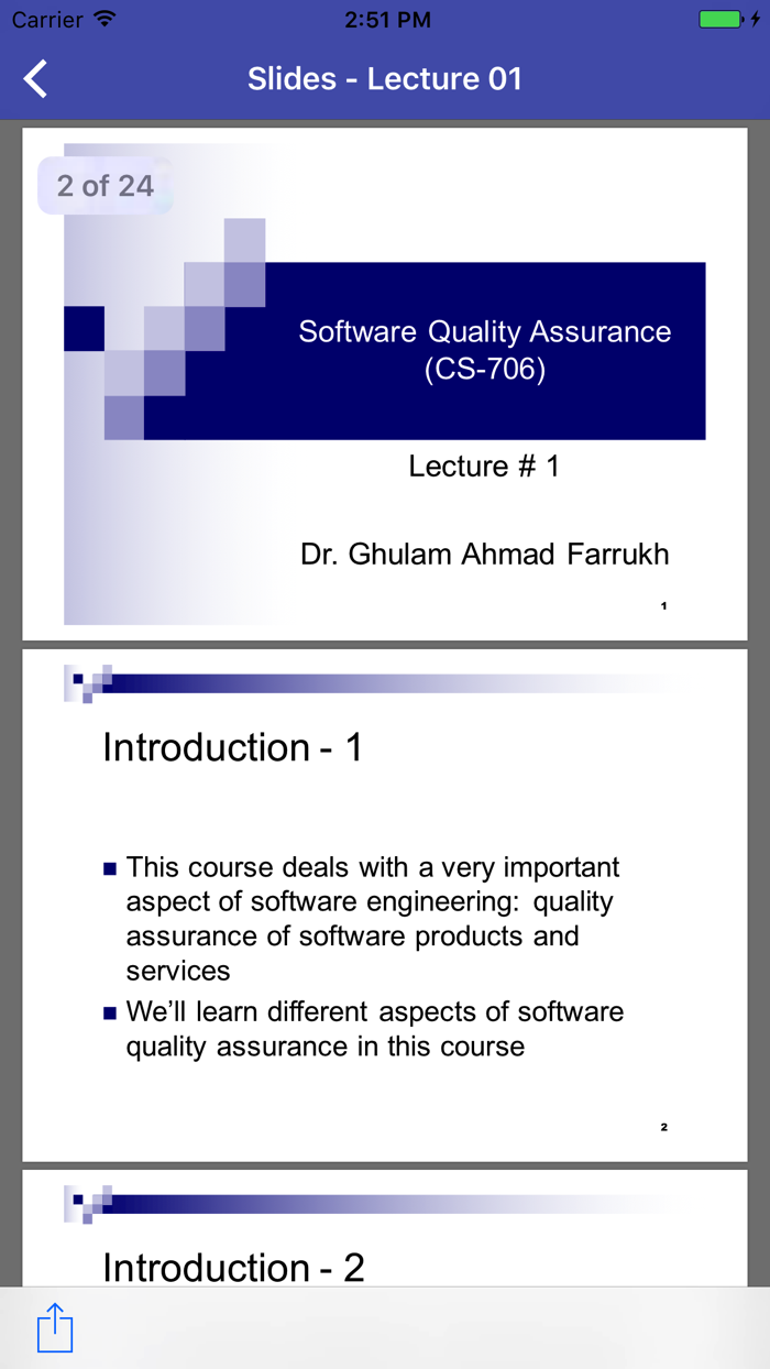 CS706 - Software Quality Assurance