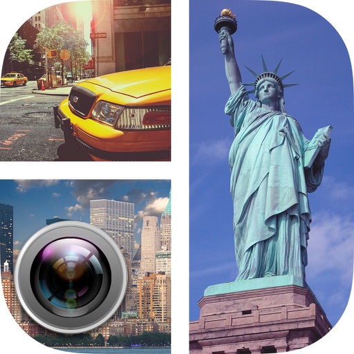 New York Photo Grid – NYC stickers for collages