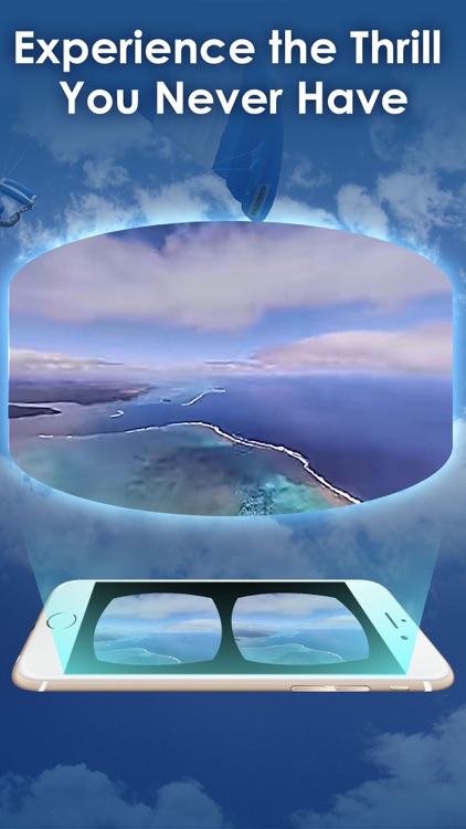 Skydiving VR Viewer & Player Free for Cardboard