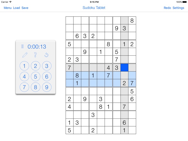 Sudoku Tablet screenshot-3