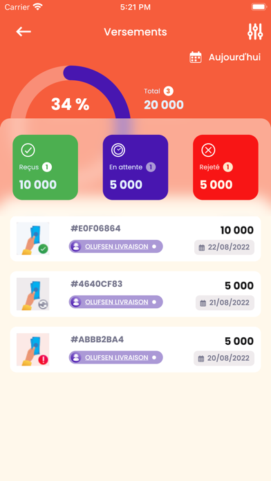 iTeliya Fournisseur Screenshot
