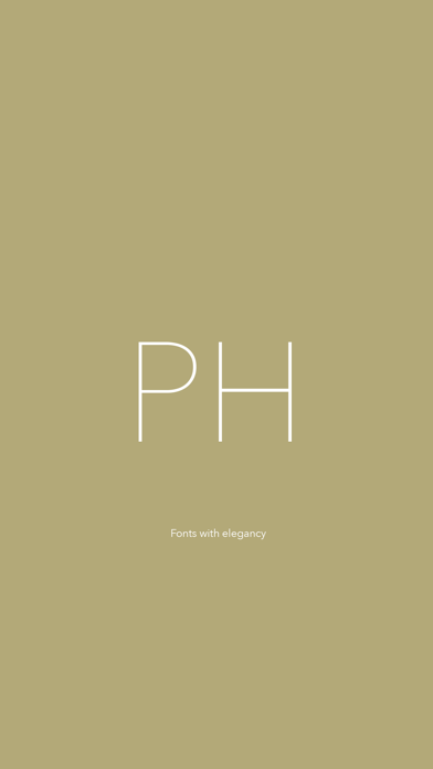 Phont - 添加自定义字体，字体管理专家 screenshot