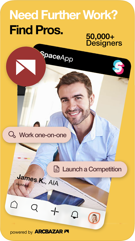 #5. SpaceApp - AI Design & Remodel (iOS) 由: Arcbazar.com, Inc.