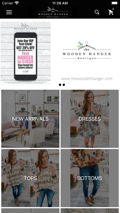 The Wooden Hanger Boutique Screenshot