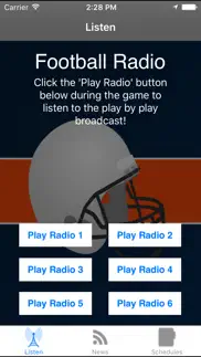 auburn football - sports radio, schedule & news iphone screenshot 2