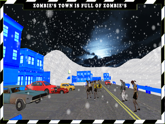 Car Driving Survival in Zombie Town Apocalypse iPad screenshot