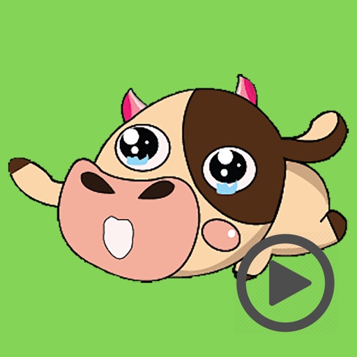 Funny Pony Cow Animated