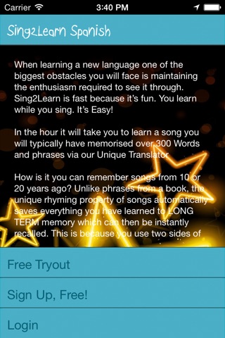 Sing2Learn Spanish screenshot 2