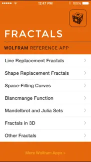 wolfram fractals reference app iphone screenshot 1