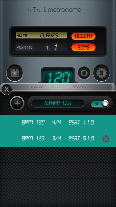 Screenshot #2 pour Métronome n-Track Pro