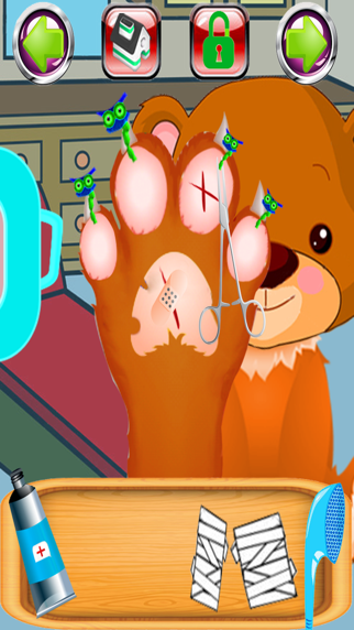 Screenshot #1 pour peu fou Pet Foot Doctor Jeux