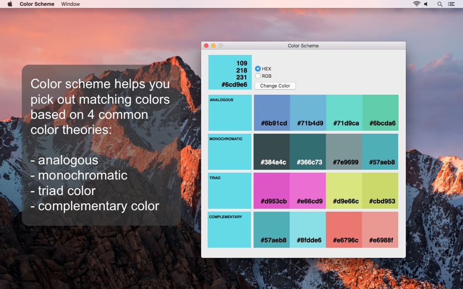 Color Scheme - 1.0.1 - (macOS)