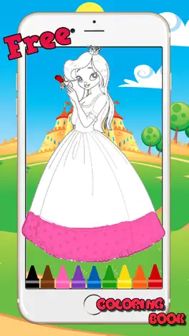 Game screenshot Magic Princess Coloring Book mod apk