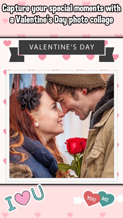 Screenshot #1 pour Valentine's Day 2017 Collage Editor & Photo Frames