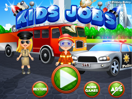 Kids Jobs - Boys & Girls Preschool Salon Games iPad app afbeelding 4