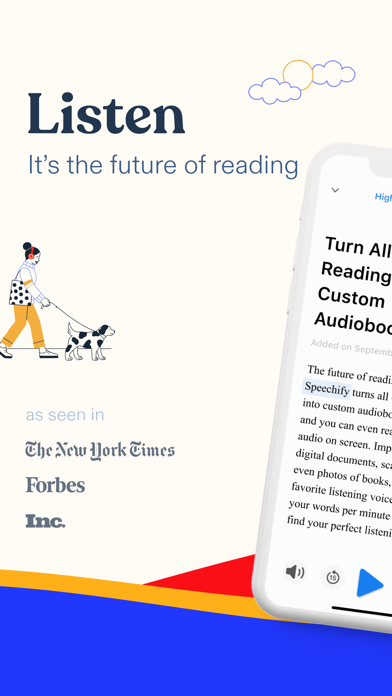 Speechify - Audio Text Reader