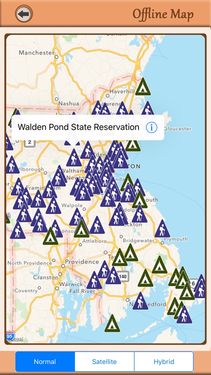 Massachusetts Campgrounds & Hiking Trails Offline screenshot-4