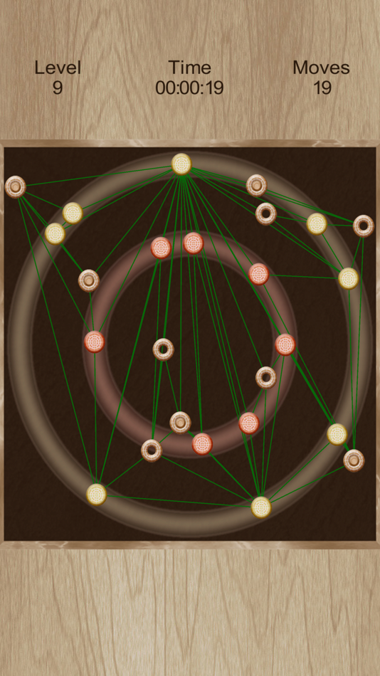 #4. Untangle. Rings and Lines (iOS) 由: Ruslan Goncharenko